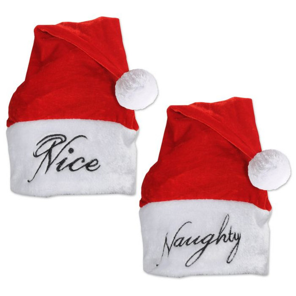 Naughty or Nice Reversible Santa Hat | Christmas and Seasonal | Hats and Headpieces