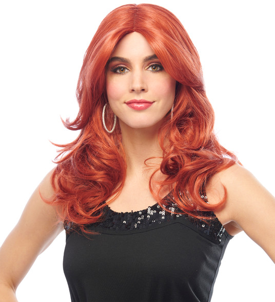 Ginger Diva Spice Singer Wig - At The Costume Shoppe