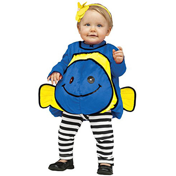 Infant/Toddler's Giddy Goldfish Costume Blue