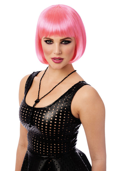 Franco - Bob Wig - Hot Pink at the Costume Shoppe