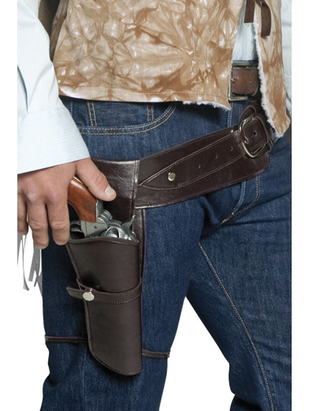 Authentic Wandering Gunman Belt & Holster | Western | Costume Accessories