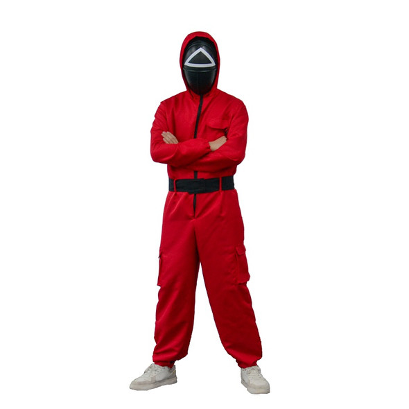 MANAGERS SPECIAL! - Adults The Squad Triangle Team Member Jumpsuit and Mask