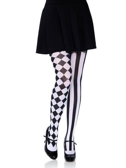 Harlequin Jester Harley Quinn Tights | Hosiery | Legwear and Tights