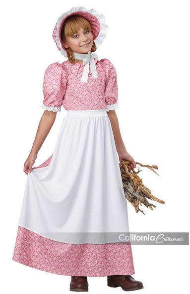 Children's Pink Early American Girl Dress