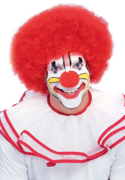 Deluxe Clown Afro Wig - Red | Clowns | Wigs