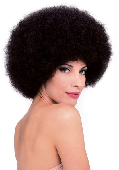 Deluxe Clown Afro Wig - Brown | Clowns | Wigs