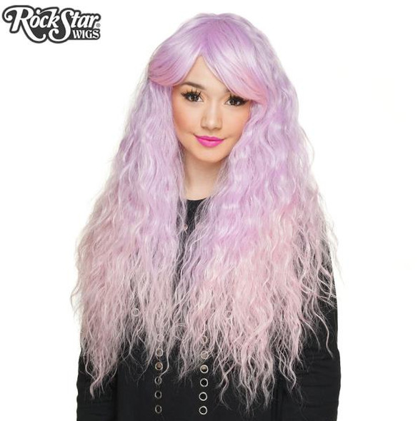 Rhapsody Lavender to Pink Fade Rockstar Brand Wigs