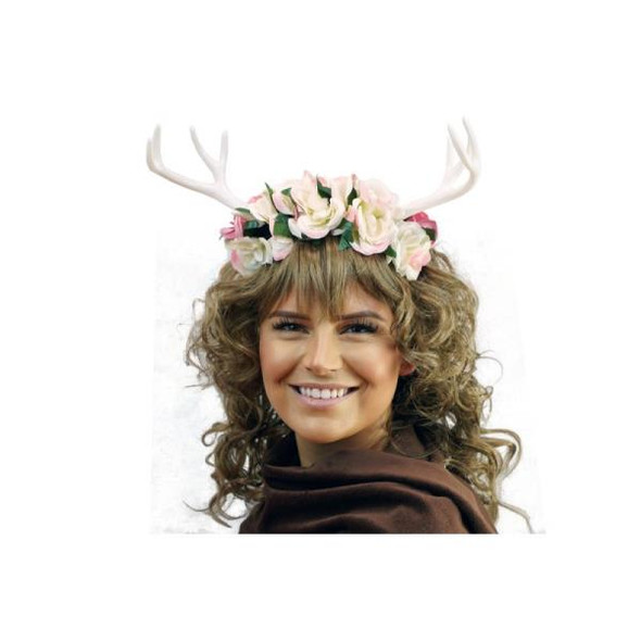 Antler Headband with Flowers | Animals and Fantasy | Hats & Headpieces