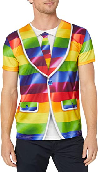 Faux Real Pride Suit Shirt | Pride | Costume Pieces & Kits