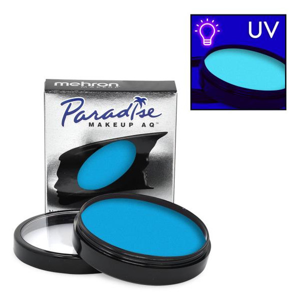 Paradise Neon Body Paint 40G Refill | Celestial (Neon Blue) | Mehron Professional Makeup