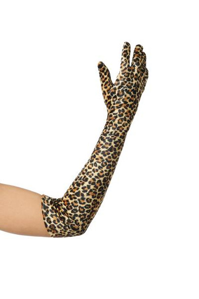 Velour Leopard Gloves | Animals | Costume Pieces and Kits