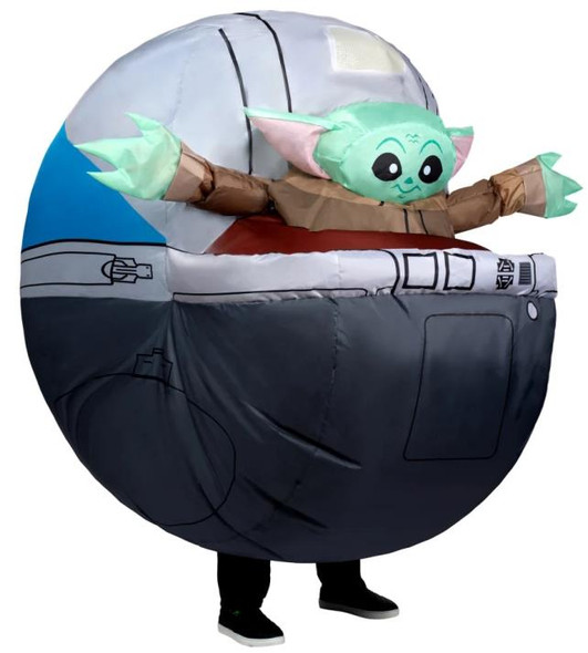 Grogu in Hovering Pram Inflatable | Star Wars | Mens Costumes