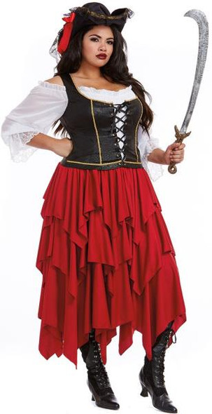 Ships Ahoy Pirate Plus Size Costume | Pirates | Womens Costumes