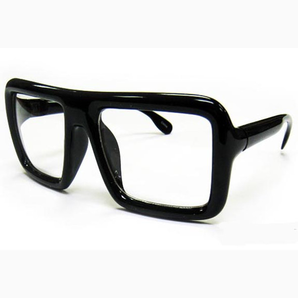 Square Thick Black Framed Glasses | Glasses