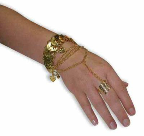 Coin Hand Bracelet Jewelry | Bollywood & Arabian | Costume Jewelry