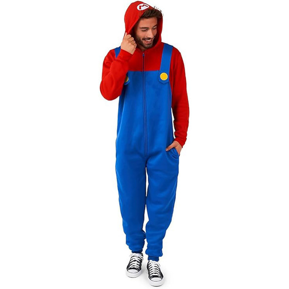 Mario Onesie Costume | Super Mario | Gender Neutral Costumes