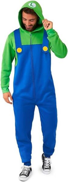 Luigi Onesie Costume | Super Mario | Gender Neutral Costumes