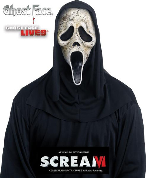 Ghostface Aged Mask | Scream | Character Masks