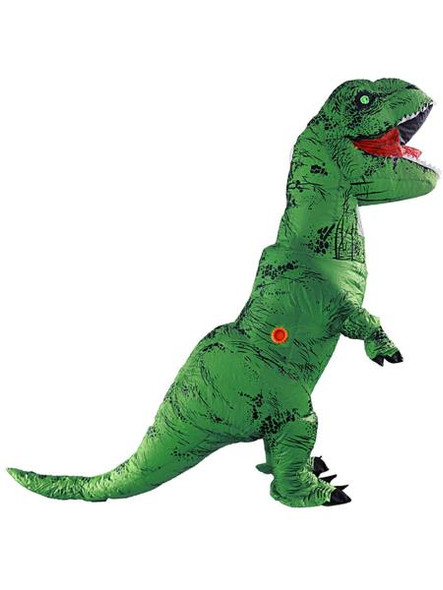 Inflatable Green T-Rex Kids | Dinosaurs | Childrens Costumes