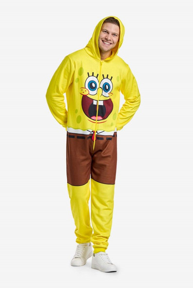 Spongebob Squarepants Adult Onesie | Spongebob Squarepants | Adult Onesies