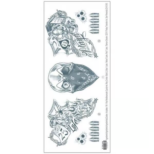 Vandal Neck Tattoo FX | Tinsley | Temporary Tattoos