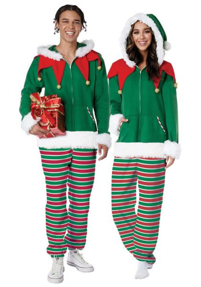Elf Jumpsuit With Hood | Christmas | Mens Costumes