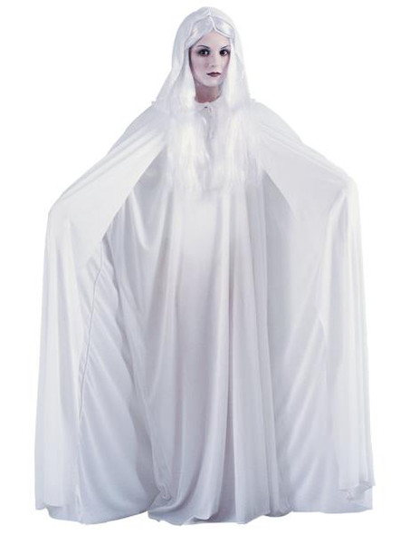 Ghostly White Hooded Cape | Capes | Accessories
