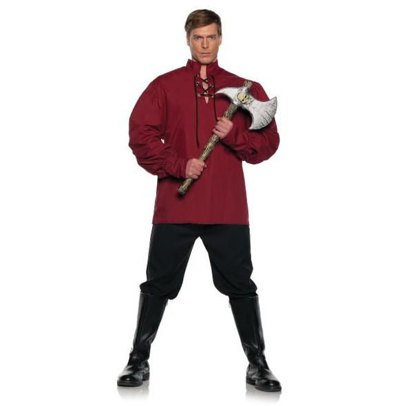 Burgundy Renaissance Shirt | Medieval | Accessories