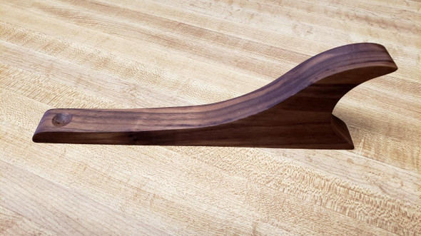 Black Walnut Wave Shape Wand Stand | Fantasy by Numbers | Artisan Crafted Items