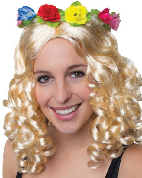 60s Flower Head Wreath Headband | Festivals | Hats and Headpieces
