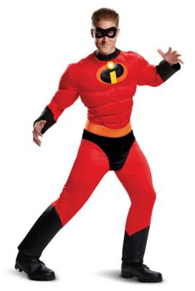 Mr Incredible Deluxe Plus Costume | The Incredibles | Mens Costumes