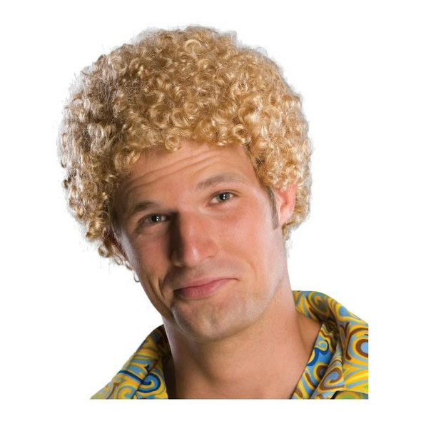 Tight Fro Wig Blonde | 70s | Costume Halloween Wigs