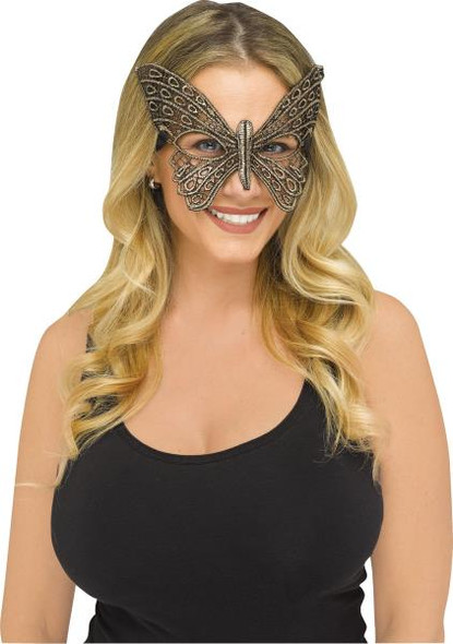 Gold Butterfly Gothic Lace Masquerade Mask | Gothic | Masquerade Masks