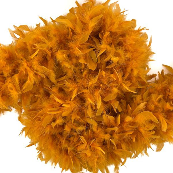 Marigold 100gm Chandelle Boa | Heavyweight Boas | Costume Dance Accessories