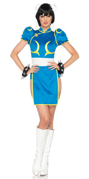 Anime Chun Li Street Fighter Ladies Costume