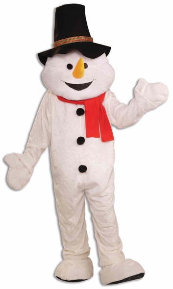 Deluxe Plush Snowman Mascot Costume