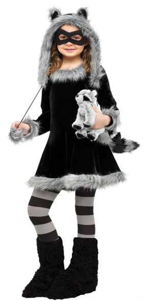 Children's Sweet Raccoon Dress  Costume