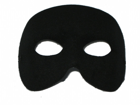 Classic Masquerade Black Doge Mask