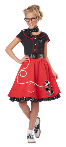 50s Children's Sweetheart Sock Hop/Poodle Skirt Costume