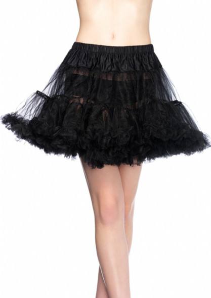 Black Tulle Standard Costume Petticoat