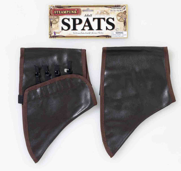 Brown Steampunk Spats