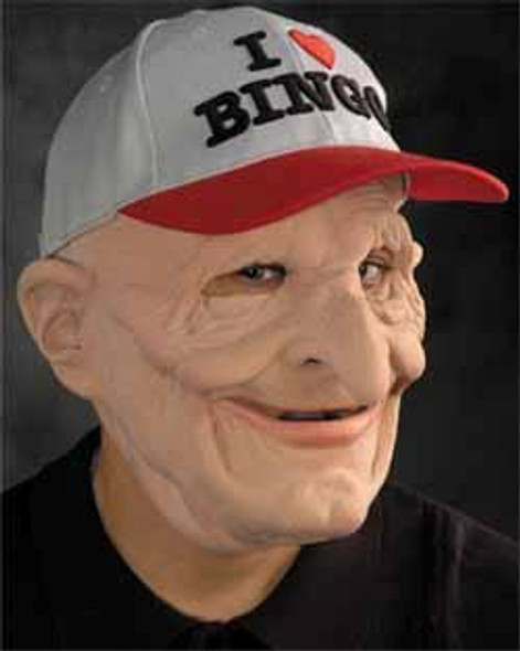 Be-Nign Latex Old Man Mask with Ball Cap