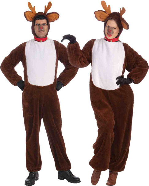 Plush Unisex Reindeer Costume