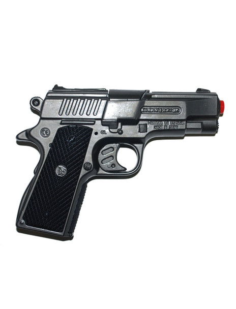 Police Pistol Metal Cap Gun Prop