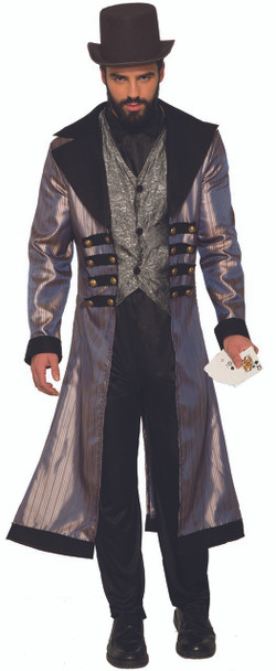 Mens Western Badland Gambler Mavrick Costume