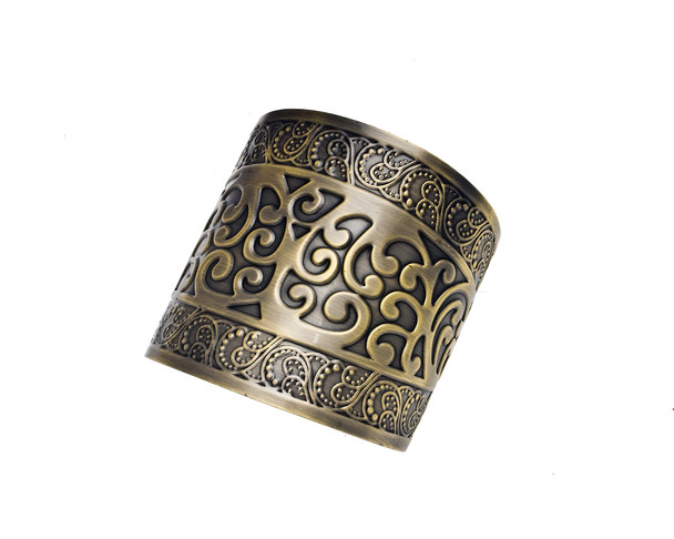 Carved Roman Wrist Cuff | Old World | Accessories