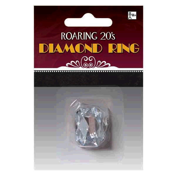 Faux Diamond Ring - At The Costume Shoppe