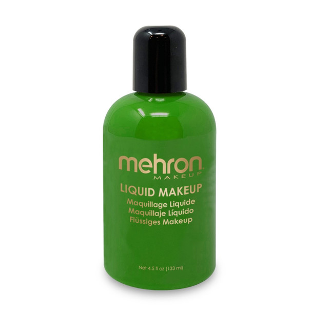 Liquid Makeup 4.5 oz Green | Mehron | Makeup Liquid Makeup 4.5 oz Green | Mehron | Makeup