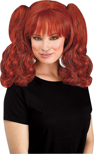 Auburn 3 Piece Bob Wig with Clip-on Pontails | Character Wigs | Wigs and Hair Pieces