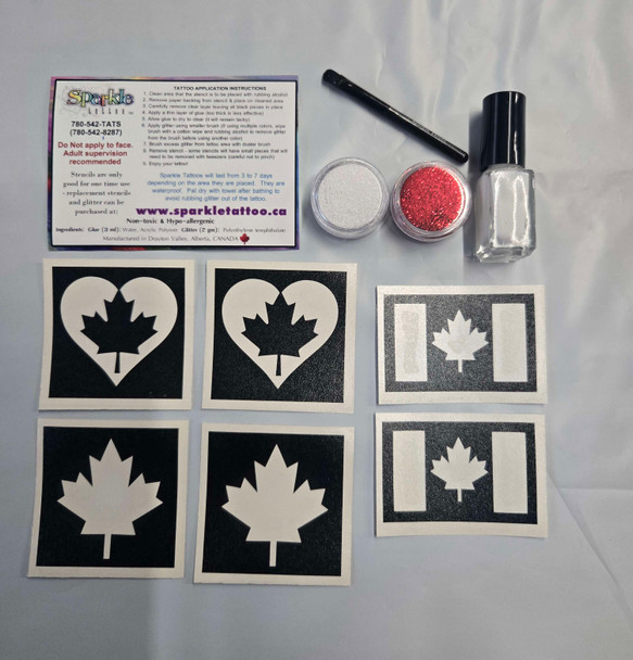 Sparkle Tattoo Canada Mini Kit | Makeup